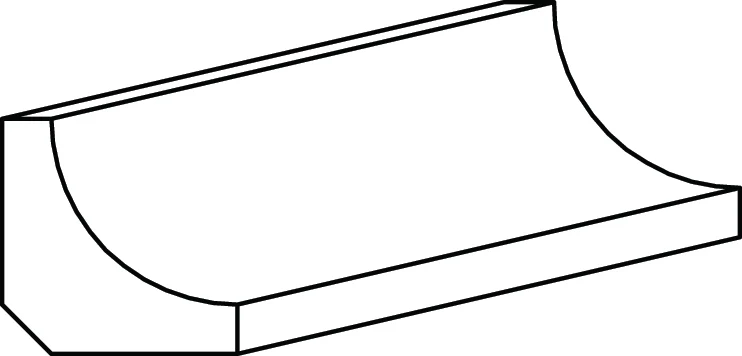 Inside Corning Moulding 3/4 H X 3/4 D X 96 L – Essex Oak by JSI
