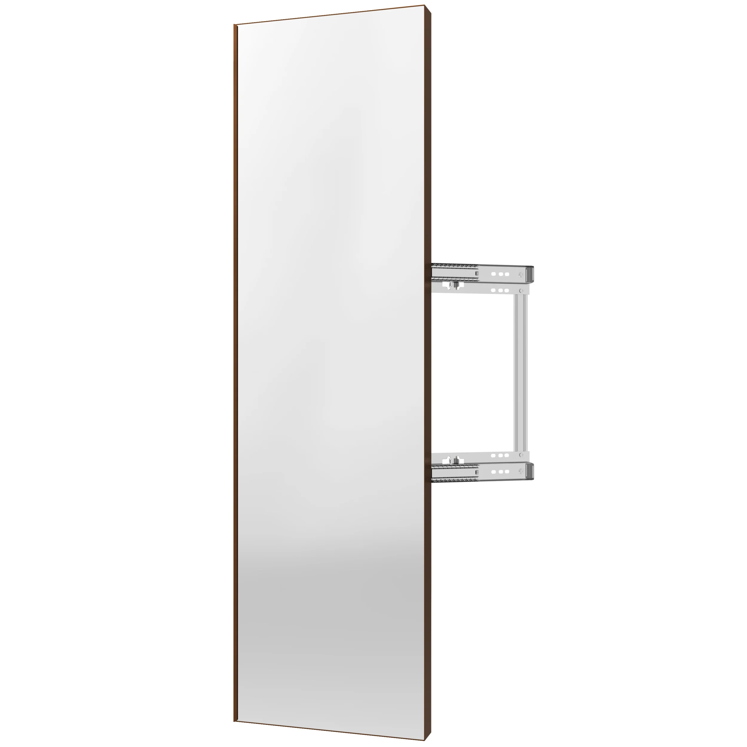 Rev-a-shelf Premier Pullout Mirror W/ Soft-Close For 14″ Deep Closet Frameless Bronze 48″ Length