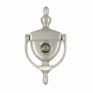 Deltana Door Knocker-Viewer, Satin Nickel, 3-3/4"