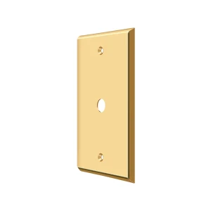 Deltana Switch Plate Cable Cover Plate, PVD
