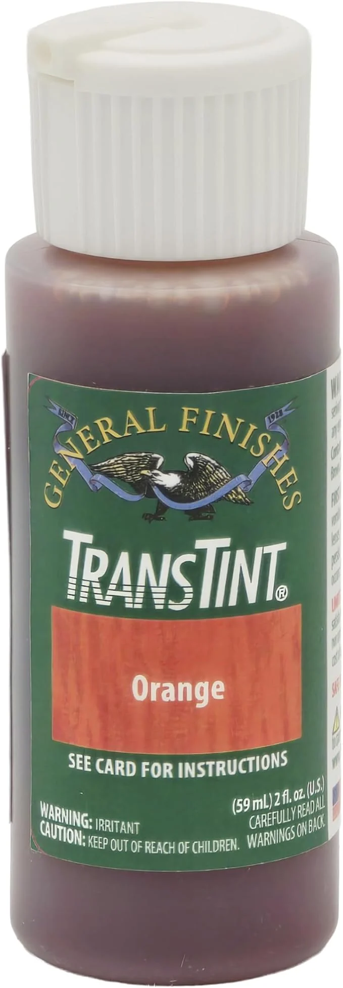 General Finishes Transtint, Orange, 2oz
