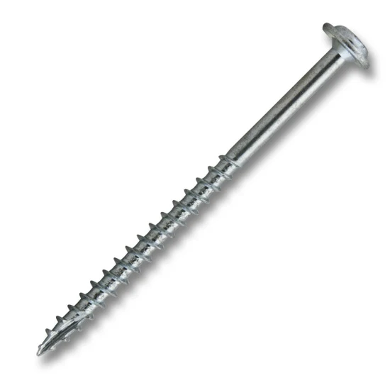 #8 Plain Lube Screw Round Washer Head Combo Coarse Thread Type 17 Point, 2-1/2"