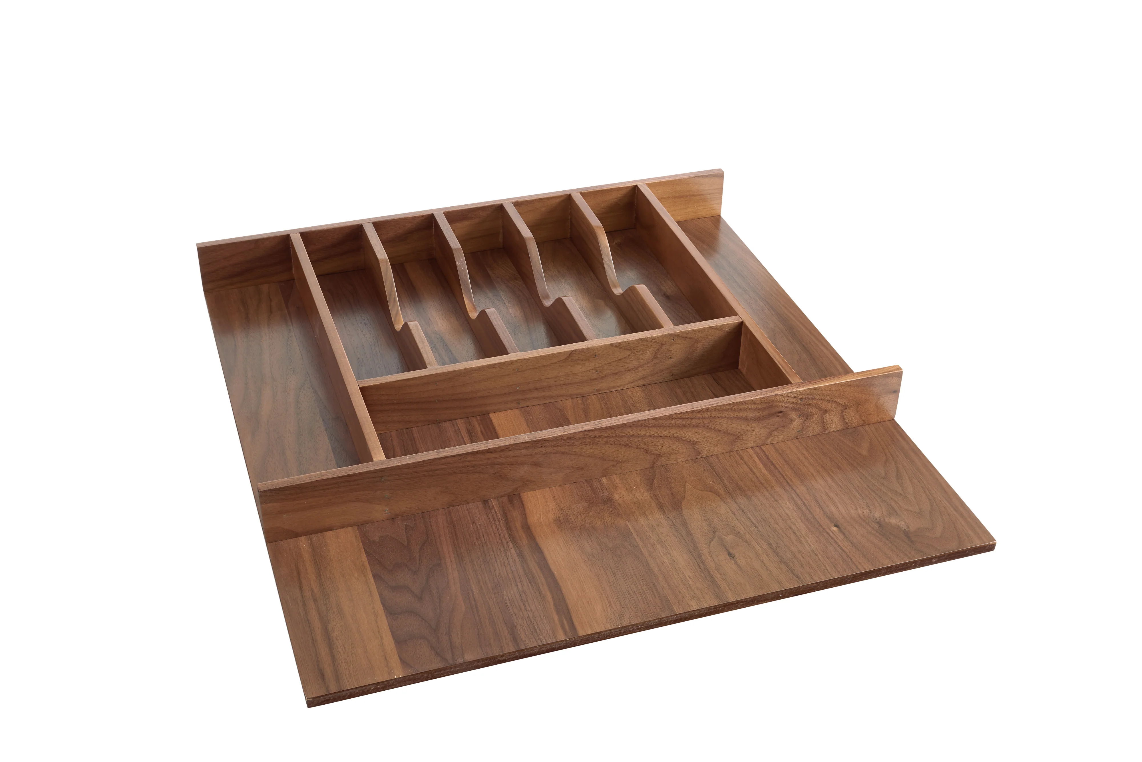Rev-a-shelf Cutlery Tray Insert Wood, Large, Walnut