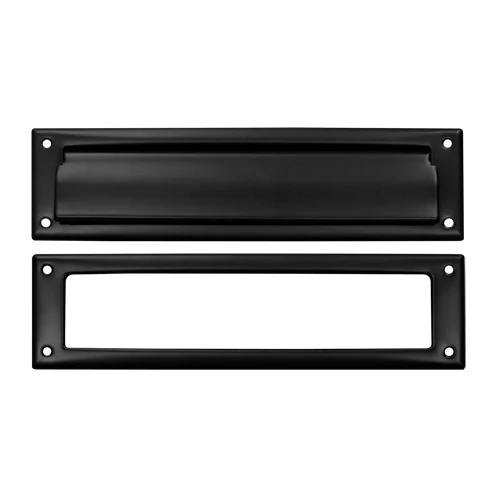 Deltana Mail Slot 13-1/8″ With Interior Frame, Black