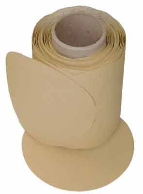 CGW Abrasives 5″ Abrasive Disc Gold C-Weight Psa Disc On Roll