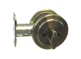 Antique Brass Single Deadbolt