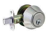 Polished Chrome Single Cylinder Deadbolt
