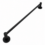 Matte Black Modern 24" Towel Bar