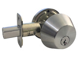 Satin Chrome Commercial Deadbolt