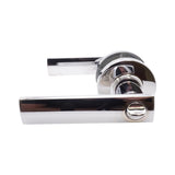 Kwikset Vedani Polished Chrome Privacy Door Lever Interior View