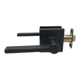 Dark Oil Rubbed Bronze High Quality Modern Passage Door Handle for Hall and Closet doors