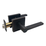 High quality modern passage door handle in Dark Oil Rubbed Bronze finish 80881NBL-PS 