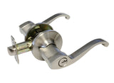 Satin Nickel Finish Entry Door Lever Style 835dc-et