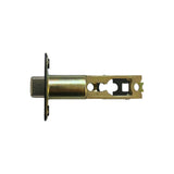Front view of Dark Oil Rubbed Bronze Door latch for kwikset privacy and passage door levers