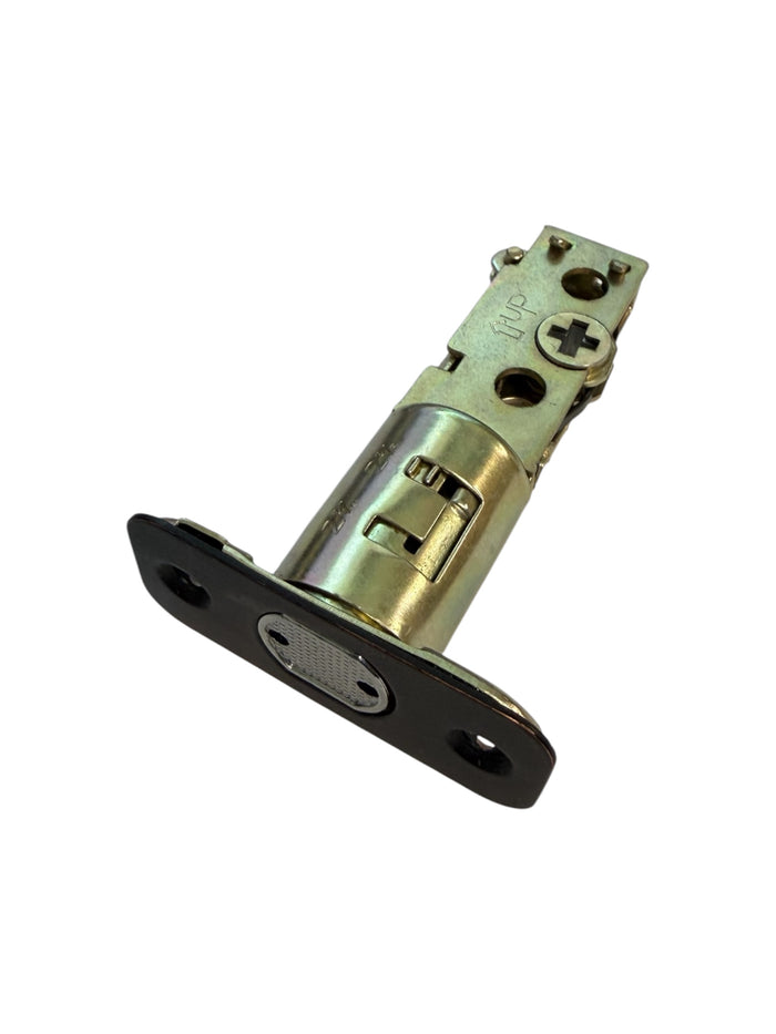Metal lock mechanism on a white background