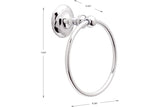 Delta Pirouette collection Polished Chrome Towel Ring 2