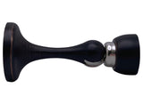 Dark Oil Rubbed Bronze Finish Magnetic Door holder and stopper horizontal view