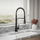 Kohler Tone K23765-BL Semi Professional Pull Down Kitchen Faucet