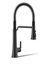 Kohler Tone K23765-BL Semi Professional Pull Down Kitchen Faucet