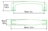 3 Inch Pull size