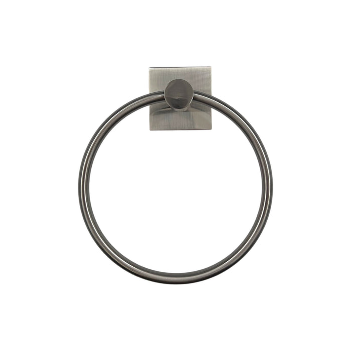 Vashon Satin Nickel  Finish Modern Towel Ring