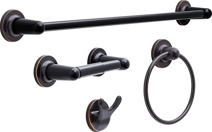 franklin brass astra 4 piece oil rubbed bronze bath accessory kit