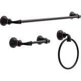 Delta Lorain Oil Rubbed Bronze 3 Piece Bathroom Accessory Set LRN63-OB