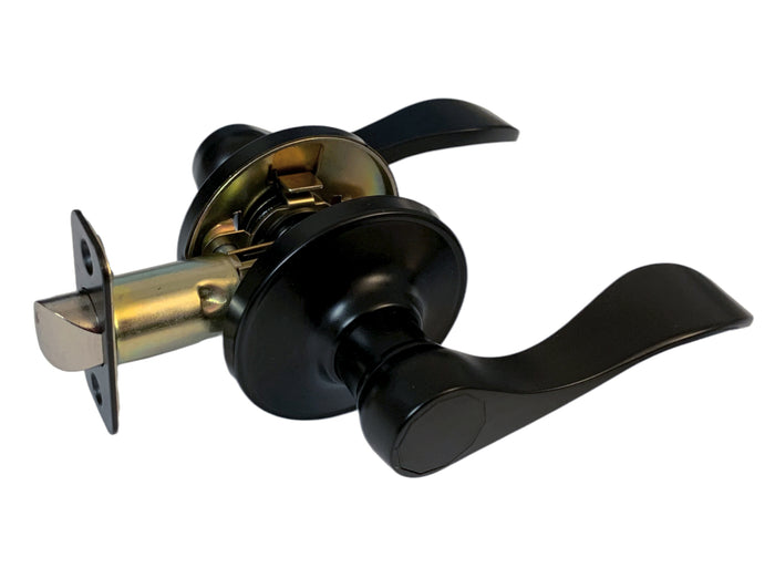 Matte Black Passage Lever - 838