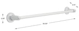 Franklin Brass Astra 24" Towel Bar Polished Chrome