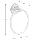 Franklin Brass Astra Towel Ring Polished Chrome