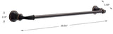 Delta Lorain Oil Rubbed Bronze 24"Towel Bar