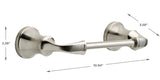 Delta Lorain Satin Nickel Toilet Tissue Holder