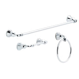 Delta Lorain Polished Chrome 3 Piece Bathroom Accessory Set LRN63-PC