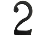 3" Oil Rubbed Bronze metal Number 2