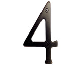 3" Oil Rubbed Bronze metal Number 4