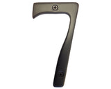 3" Oil Rubbed Bronze metal Number 7