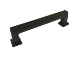 Black metal square bar kitchen cabinet pull