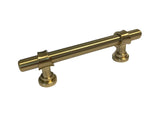 3.5 inch Brushed brass kitchen cupboard handle or drawer pull