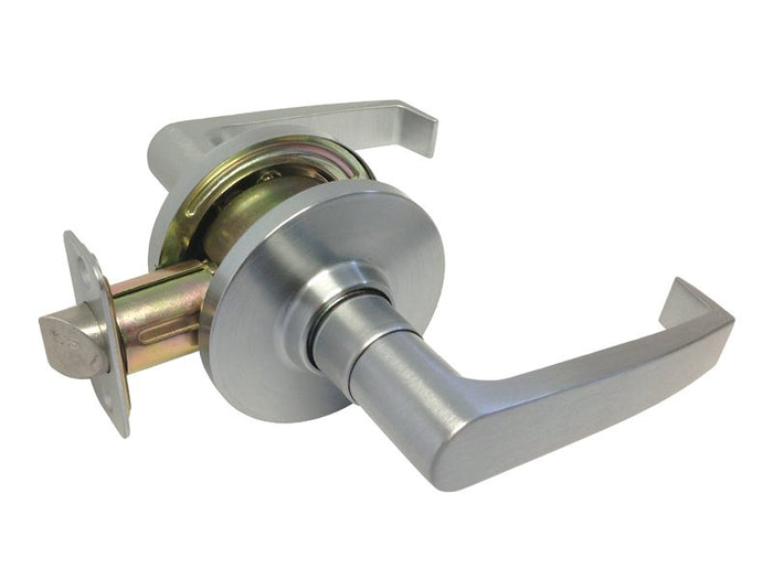 Passage Satin Chrome Finish Door Lever Handle 
Commercial Grade 2 
