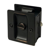 Privacy Dark Oil Rubbed Bronze Pocket Door Pull