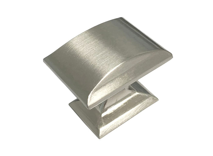 Satin Nickel Cabinet Rectangular Knob