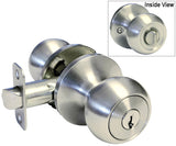Satin Nickel Entry Round lock