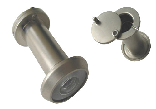 House Guard hardware Satin Nickel Brushed Nickel  Finished Door Viewer