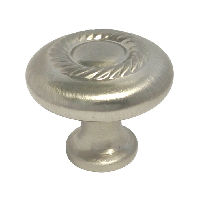 Satin Nickel rope knob