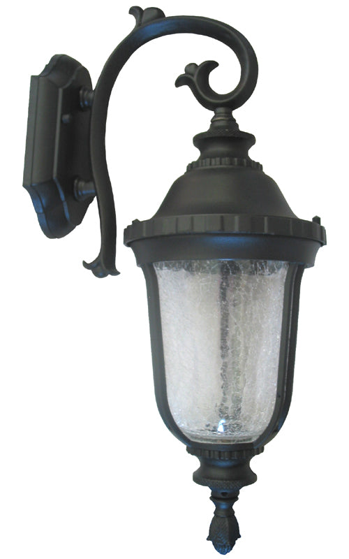 Black Outdoor Lighting Fixture Downward