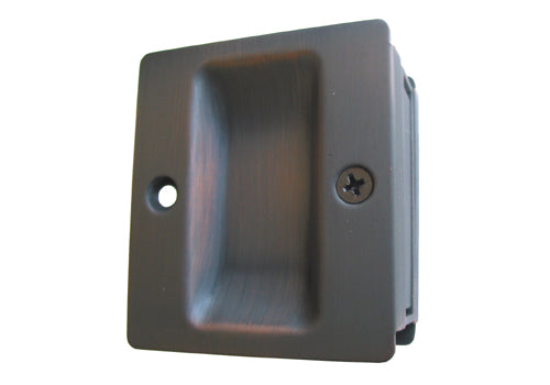 Passage Oil Rubbed Bronze Pocket Door Pull